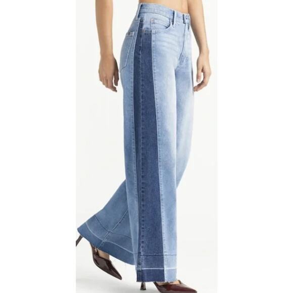 Jessica Simpson Freesia Hi Rise Wide Leg Jeans sz 10 - Picture 1 of 4